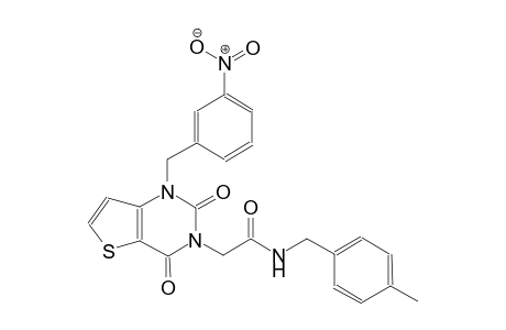 N-(4-methylbenzyl)-2-(1-(3-nitrobenzyl)-2,4-dioxo-1,4-dihydrothieno[3,2-d]pyrimidin-3(2H)-yl)acetamide