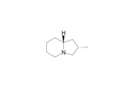 (2S,8aR)-2-methyloctahydroindolizine