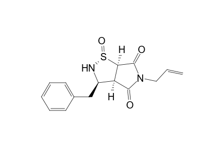 2H-Pyrrolo[3,4-d]isothiazole-4,6(3H,5H)-dione, dihydro-3-(phenylmethyl)-5-(2-propenyl)-, 1-oxide, (1.alpha.,3.beta.,3a.alpha.,6a.alpha.)-(.+-.)-