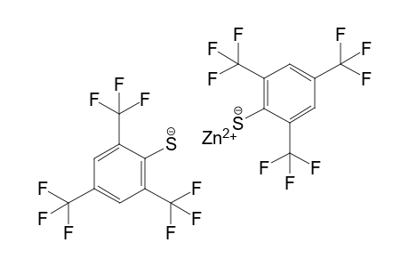 zinc(II) 2,4,6-tris(trifluoromethyl)benzenethiolate