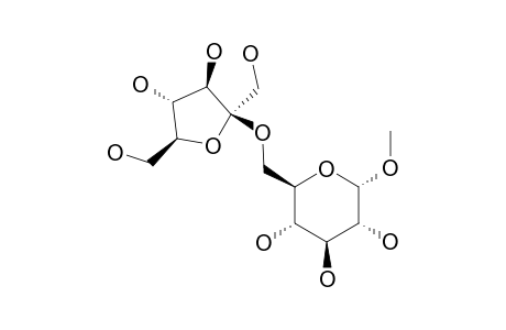 DFMDG;D-FRUCTOFURANOSE-BETA-(2->6)-METHYL-ALPHA-D-GLUCOPYRANOSIDE;TV-58