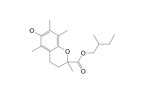 6-Hydroxy-2,5,7,8-tetramethylchroman-2-carboxylic acid, 2-methylbutyl ester