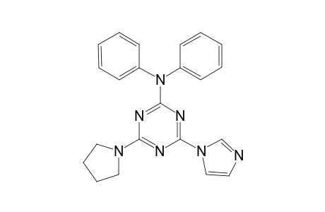 (4-imidazol-1-yl-6-pyrrolidino-s-triazin-2-yl)-diphenyl-amine