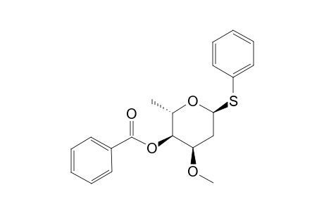 PHENYL-4-O-BENZOYL-2,6-DIDEOXY-3-O-METHYL-1-THIO-ALPHA-L-RIBO-HEXOPYRANOSIDE