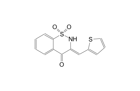 4H-1,2-benzothiazin-4-one, 2,3-dihydro-3-(2-thienylmethylene)-, 1,1-dioxide, (3Z)-