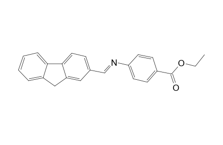 Ethyl 4-{[(E)-9H-fluoren-2-ylmethylidene]amino}benzoate
