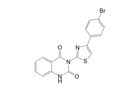 3-[4-(4-bromophenyl)-1,3-thiazol-2-yl]-1H-quinazoline-2,4-dione