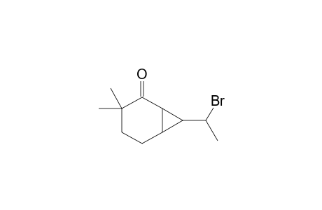 7-(1-Bromoethyl)-3,3-dimethyl-bicyclo[4.1.0]heptan-2-one
