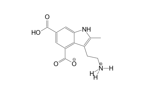 3-(2-aminoethyl)-2-methyl-1H-indole-4,6-dicarboxylic acid