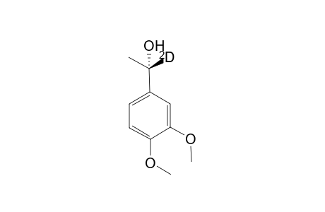 (S)-1-(3',4'-Dimethoxyphenyl)-1-deuterio-ethanol