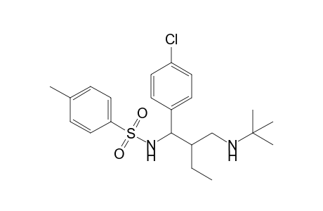 3-(N-Tosylamino)-3-(4'-chlorophenyl)-2-ethyl-N-(tert-butyl)propylamine