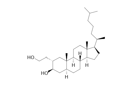 Cholestane-2-ethanol, 3-hydroxy-, (2.alpha.,3.beta.,5.alpha.)-
