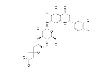 6-HYDROXY-LUTEOLIN-7-O-BETA-D-(3''-3-HYDROXY-3-METHYL-GLUTARYL)-GLUCOPYRANOSIDE