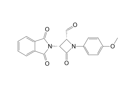(2R,3R)-3-(1,3-dioxo-2-isoindolyl)-1-(4-methoxyphenyl)-4-oxo-2-azetidinecarboxaldehyde