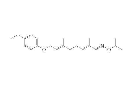 8-(4-Ethylphenyloxy)-1-(isopropoxyimino)-2,6-dimethyl-2,6-octadiene