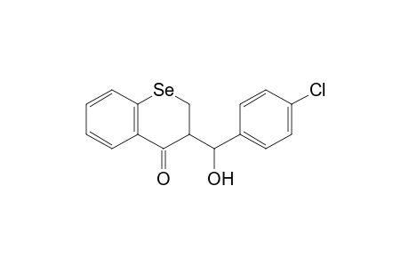 3-[1'-Hydroxy-1'-(p-chlorophenyl)methyl]-selenochroman-4-one