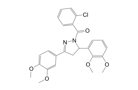 1-(2-chlorobenzoyl)-5-(2,3-dimethoxyphenyl)-3-(3,4-dimethoxyphenyl)-4,5-dihydro-1H-pyrazole