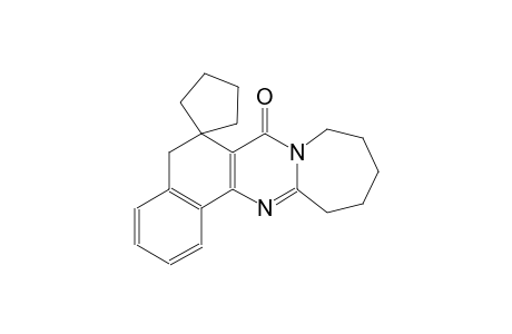 10,11,12,13-tetrahydro-5H-spiro[azepino[2,1-b]benzo[h]quinazoline-6,1'-cyclopentan]-7(9H)-one