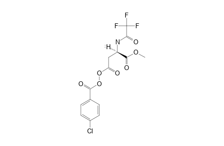 m-CHLOROBENZOYL-(3S)-3-METHOXYCARBONYL-3-TRIFLUOROACETYL-AMINO-[3-2H]-PROPANOYL-PEROXIDE