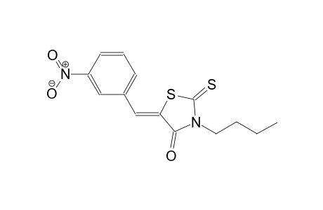 (5Z)-3-butyl-5-(3-nitrobenzylidene)-2-thioxo-1,3-thiazolidin-4-one