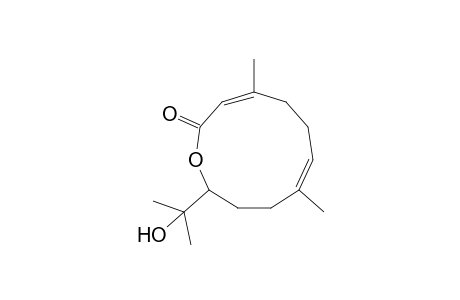 4,8-Dimethyl-11-(1'-methyl-1'-hydroxyethyl)-2-oxo-1-oxacycloundeca-3,7-diene