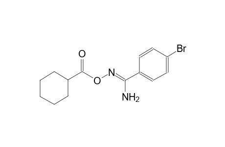 benzenecarboximidamide, 4-bromo-N'-[(cyclohexylcarbonyl)oxy]-