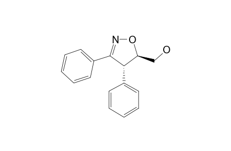 trans-5-Hydroxymethyl-3,4-diphenyl-4,5-dihydroisoxazole