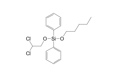 Silane, diphenyl(2,2-dichloroethoxy)pentyloxy-