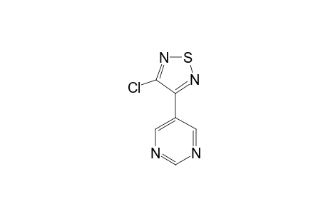 5-(4-CHLORO-[1,2,5]-THIADIAZOL-3-YL)-PYRIMIDINE