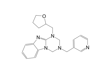 [1,3,5]triazino[1,2-a]benzimidazole, 1,2,3,4-tetrahydro-3-(3-pyridinylmethyl)-1-[(tetrahydro-2-furanyl)methyl]-