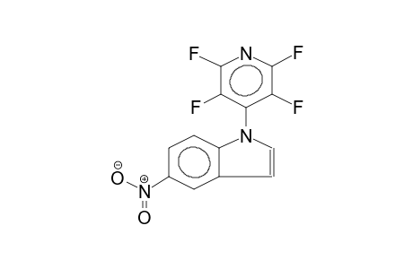 5-NITRO-N-(4-TETRAFLUOROPYRIDYL)INDOLE