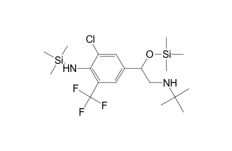 Mabuterol, N,O-bis(trimethylsilyl) deriv.