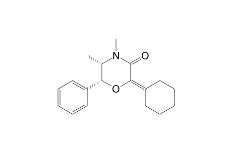 (5S,6R)-2-Cyclohexylidene-4,5-dimethyl-6-phenylmorpholin-3-one