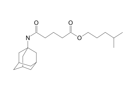 Glutaric acid, monoamide, N-(1-adamantyl)-, isohexyl ester