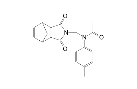 N-[(3,5-dioxo-4-azatricyclo[5.2.1.0~2,6~]dec-8-en-4-yl)methyl]-N-(4-methylphenyl)acetamide