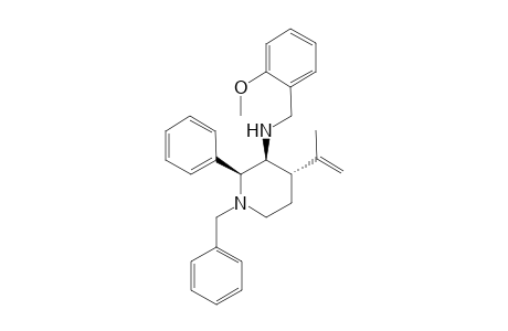(2S,3S,4S)-N-Benzyl-4-isopropenyl-3-(2-methoxybenzylamino)-2-phenylpiperidine