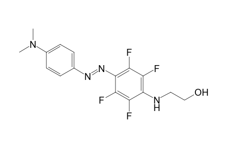 2-{4-[4-(Dimethylamino)phenylazo]-2,3,5,6-tetrafluorophenyl}aminoethanol