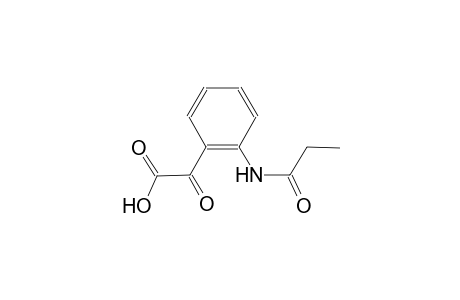 Acetic acid, 2-oxo-2-[2-(1-oxopropylamino)phenyl]-