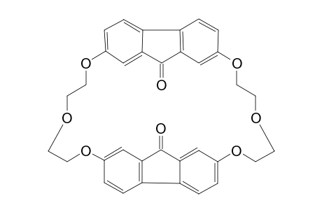 Oxacyclophane { 2,2',7,7'-Bis[(oxyethoxyethoxy)-9H-fluoren-9-one]}