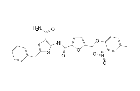 N-[3-(aminocarbonyl)-5-benzyl-2-thienyl]-5-[(4-methyl-2-nitrophenoxy)methyl]-2-furamide
