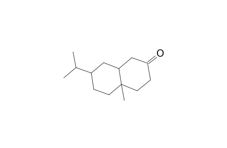 2(1H)-Naphthalenone, octahydro-4a-methyl-7-(1-methylethyl)-, (4a.alpha.,7.beta.,8a.beta.)-