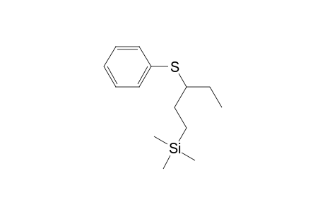 Trimethyl(3-phenylthiopentyl)silane