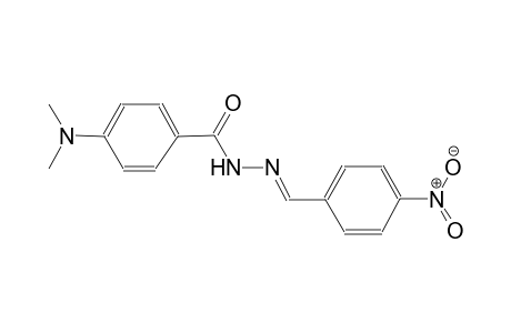 4-(dimethylamino)-N'-[(E)-(4-nitrophenyl)methylidene]benzohydrazide