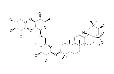 PROSAPOGENIN-1;3-O-BETA-D-XYLOPYRANOSYL-(1->2)-BETA-D-FUCOPYRANOSYL-(1->6)-BETA-D-GLUCOPYRANOSYL-ACACIC-ACID
