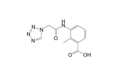 2-methyl-3-[(1H-tetraazol-1-ylacetyl)amino]benzoic acid