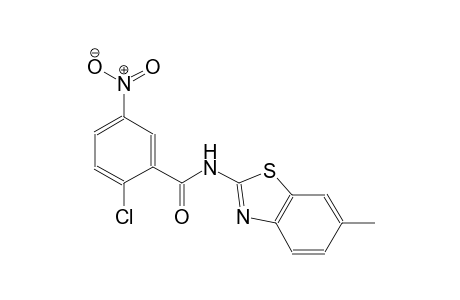benzamide, 2-chloro-N-(6-methyl-2-benzothiazolyl)-5-nitro-