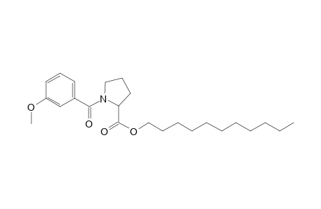 L-Proline, N-(3-methoxybenzoyl)-, undecyl ester