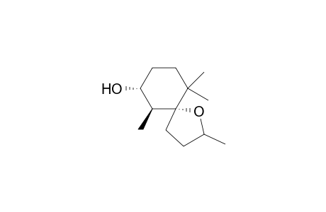 1-Oxaspiro[4.5]decan-7-ol, 2,6,10,10-tetramethyl-, [5R-[5.alpha.(S*),6.beta.,7.alpha.]]-