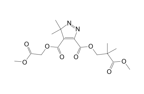 5(4)-(Methoxycarbonylmethyl) 4(5)-(2'-Methoxycarbonyl-2'-methyl)propyl 3,3-dimethyl-3H-pyrazole-4,5-dicarboxylate