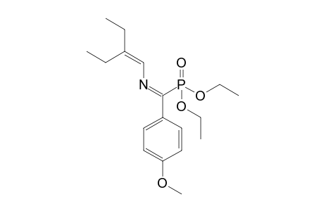Diethyl (E)-{[(Z)-2-Ethylbut-1-enyl]imino}(4-methoxyphenyl)methylphosphonate